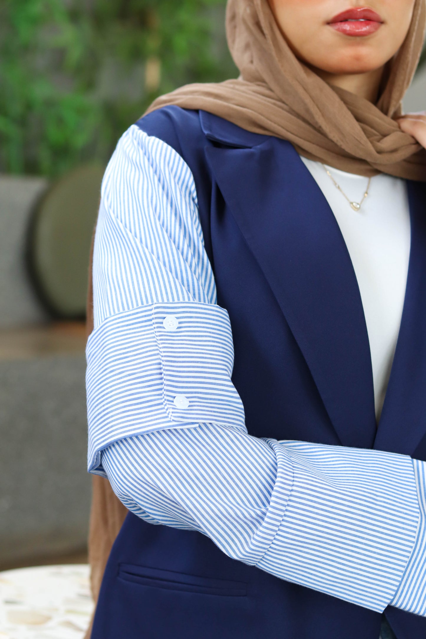 The Contrast Command Blazer